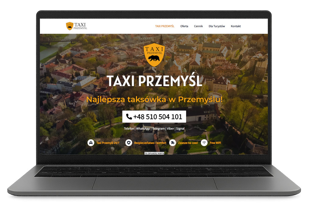 Pozycjonowanie stron - realizacja Taxi Przemyśl